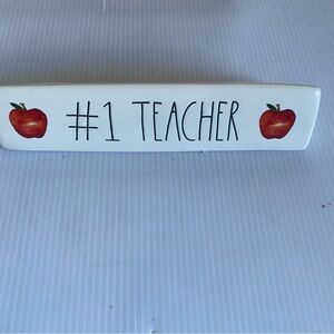 #1 Teacher Paper Weight Sign teacher appreciation day